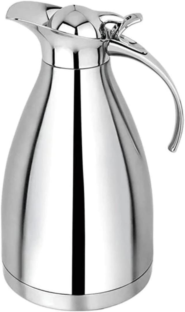 Cuisinox Stainless Steel Thermal Coffee Carafe, Vacuum Insulated for Hot or Cold Beverages, 9.75" High (54.1 Ounces)