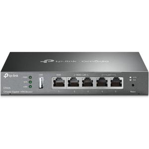 TP-Link ER605 V2 Wired Gigabit VPN Router, Up to 3 WAN Ethernet Ports + 1 USB WAN, SPI Firewall SMB Router, Omada SDN Integrated, Load Balance, Lightning Protection