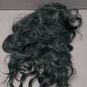 Hair Extensions Green Long