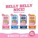 Weruva Meals 'n More Natural Wet Dog Food, Belly Belly Nice! Digestive Support Variety Pack, 3.5oz Cup (Pack of 10) (EXP 06/15/28)