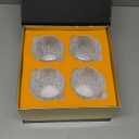 KANARS Old Fashioned Whiskey Glasses with Luxury Box - 10 Oz Rocks Barware For Scotch, Bourbon, Liquor and Cocktail Drinks - Set of 4 - Men Gift