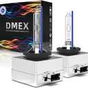 DMEX D1S HID Headlight Bulbs 6000K Cool White Xenon 35W 66144 66140 85140 85415 Replacement - Pack of 2 (Not fit Halogen Headlamp)