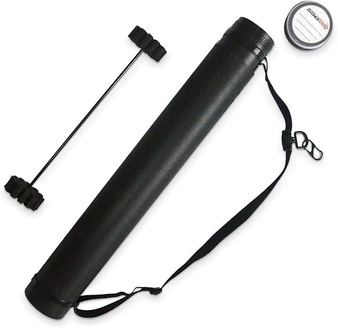 Arrow Tube Case Adjustable and Extendable Archery Arrow Holder Archery Quivers for Hunting, Target Shooting-Protective EVA Foam Arrow Insert Included