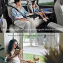 Car Diffuser for Essential Oils Portable Mini Ultrasonic Mist Humidifier 100ml USB Aromatherapy Diffuser Freshener with Colorful Lights for Small Space Home Office Bedroom (Black)