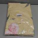 Vinyl Tablecloth with Flannel Backing - Waterproof, Oil-Proof, Easy to Clean -Plastic Table Cloth - Perfect for Dining Tables, Kitchen Tables, Parties (Beige Flower, 60102 Inch Rectangular)