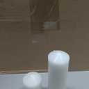 MTLEE 36 Pcs Pillar Candles Bulk Set of 3 Long Burning Wax Pillar Candles 2 in x 3, 6, 8 Inch Dripless Unscented Smokeless for Wedding Party Spa Lantern Fireplace Home(White)