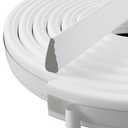 Weather Stripping Door Seal Strip, 196 * 3 inch Wedge-Shape Window Foam Seal Strip, Soundproofing, Winter Insulation Tape Strip for Frame, Noise Blocker, Door Gap Filler for Exterior