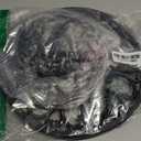 LEIFIDE 3 Pcs Cast Iron Trivet with Pegs Round Metal Trivet with Vintage Pattern 11.4'', 8'', 5.2'' Rustproof Heat Resistant Hot Pot Plate Stand Holder Mat Pad for Kitchen Dining Countertop, Black