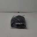 Smiry Luxury Chenille Toilet Rugs U-Shaped 24x20, Soft Absorbent Non-Slip Contour Bathroom Rugs for Toilet, Machine Washable Contoured Bath Mats, Black