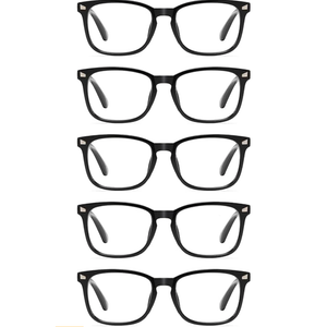 CCVOO Reading Glasses for Women/Men, Eyeglasses, Blue Light Readers for Women/Men, Computer Eye Glasses, Cheaters, +5.0