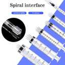 2 x 1ml Luer Lock Syringe, Syringes Without Needle, Disposable Syringe Individually Wrapped(12)