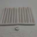 New Burning Formula Unscented Dripless 10-Inch Taper Candles Set of 12 - Ivory, for Wedding, Dinner - Smokeless, Long Burning - Hand Poured, Colored Tall Candlesticks - Marfil