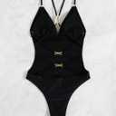Women's One Piece Swimsuit Swimwear, Medium