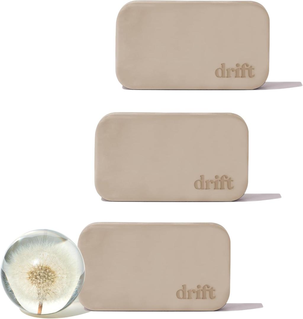 Drift Car Air Freshener - The Original Stone Air Freshener - Car Odor Eliminator - Long Lasting Scent - Metal Clip - Essential Oils -Clean Ingredients - Open Air Scent 3 Pack Refill - NO CLIP INCLUDED