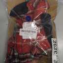 Kuoser Waterproof Dog Coat, Reversible Dog Jacket for Large Dogs, Adjustable Durable Doggie Winter Coat for Groowing Puppies Warm Puppy Cold Weather Apparel, Bright Red L (Large (Pack of 1))