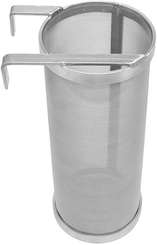 4 x 10in Hop Spider 300 Micron Mesh Stainless Steel Hop Filter Strainer for Home Beer Brewing Kettle (Small)