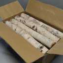12Pack Birch Logs for Fireplace Decor - Natural Decorative Birch Wood Branches (1.6"-2.4" Dia. x 16.5" Long) for DIY Crafts, Home Dcor, and Fire Pit (1.6"-2.4"(12Pcs))