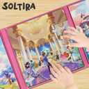 Puzzles for Girls 3-5 Princess Themes(Castle/Ball/Elf, 3 * 20PCS) Puzzle Magnetic Puzzles for Girl 4-6 Travel Activities for Kids, Birthday Presents for Girls 3 4 5 6 Years Old