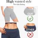 CAILECOTTON Womens Boxer Briefs Underwear Plus Size Boxer Briefs Full Coverage Super Soft Sexy Panties 3 Pack Grey