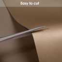 Leather Table Cover,1.8mm Thick,42x66 Inch Table Protector,Table Protector for Dining Room Table,Dining Table Cover,Table Cover Protector(Mud Color+Champagne Gold,42x66)