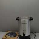 Hamilton Beach 45 Cup Coffee Urn and Hot Beverage Dispenser, Silver