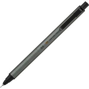 Uni Kuru Toga Metal Mechanical Pencil, Auto Lead Rotation, 0.5mm Fine Point, All-Metal Body, Phantom Grey, M5KH1P.23