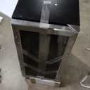 AAOBOSI 15 Inch Beverage Refrigerator, Under Counter Beverage Cooler with Glass Door, 110 Cans Small Drink Fridge Built-in or Freestanding, Low Noise, Digital Control Panel, Adjustable Shelves