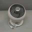 IRIS USA WOOZOO Air Circulator Fan with Remote, Oscillation, 3 Speeds, 52ft Max Air Distance, Adjustable Tilt, Quiet Motor, Small Fan for Bedroom, Office, Dorm, White