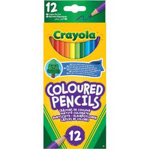 CRAYOLA Colouring Pencils - Assorted Colours (Pack of 12) | A Must-Have for All Kids Arts & Crafts Sets | Ideal for Kids Aged 3+