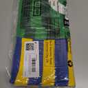 Wenrine Womens Summer Striped Dress Sleeveless Knitted Contrast Color Side Slit Casual Maxi Beach Dress (Small, Green)