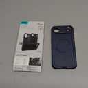 ESR for iPhone Air Case with Stash Stand, 7X Military-Grade Drop Protection, Camera Control, Shock-Absorbing iPhone 17 Air Phone Rugged case, Compatible with MagSafe Accessories, Cyber Series, Blue