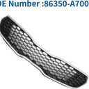 X AUTOHAUX Front Upper Hood Bumper Grille Grill for Kia Forte 2014-2016