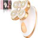 Electric Razors for Women - Upgraded Magnetic Electric Shaver for Women, Cordless Painless Hair Remover for Legs Bikini Face, Lady Trimmer for Sensitive Skin, Gold