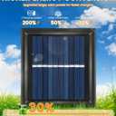 10 Pack Solar Pathway Lights Outdoor, Taller Bright Solar Path Lights Waterproof, Auto On/Off Solar Powered Garden Lights for Outside Landscape Path Yard Walkway Lawn Driveway Patio Lighting Decor