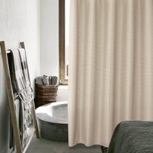 SPXTEX Beige Shower Curtains 84 inches Long Waterproof Fabric Farmhouse Modern Rectangle Textured Shower Curtains with Hooks for Bathroom Decorative Shower Room 72" W X 84" L