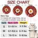 Cat Cone Collar Soft, Cute Cat Donut Collar After Surgery, Adjustable Kitten Recovery Cones to Stop Licking, Lightweight Neck Elizabethan Collars for Cats Kittens (Brown, Small)