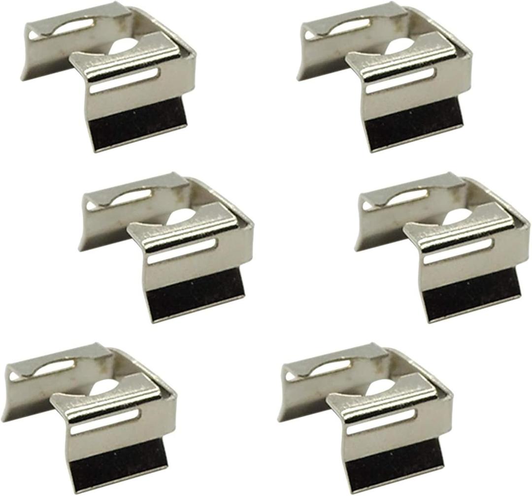 HiSport Universal Fuel Injector Metal Retaining Clip Retainer Kit 6PCS Fit EV1