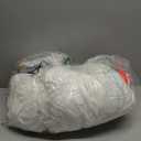 12FT Giant Christmas Inflatables Decorations Snowman Built-in Music & 360 Rotation 3-Color LED Lights, Huge Christmas Blow Up Yard Decoration Outdoor for Xmas Garden New Year