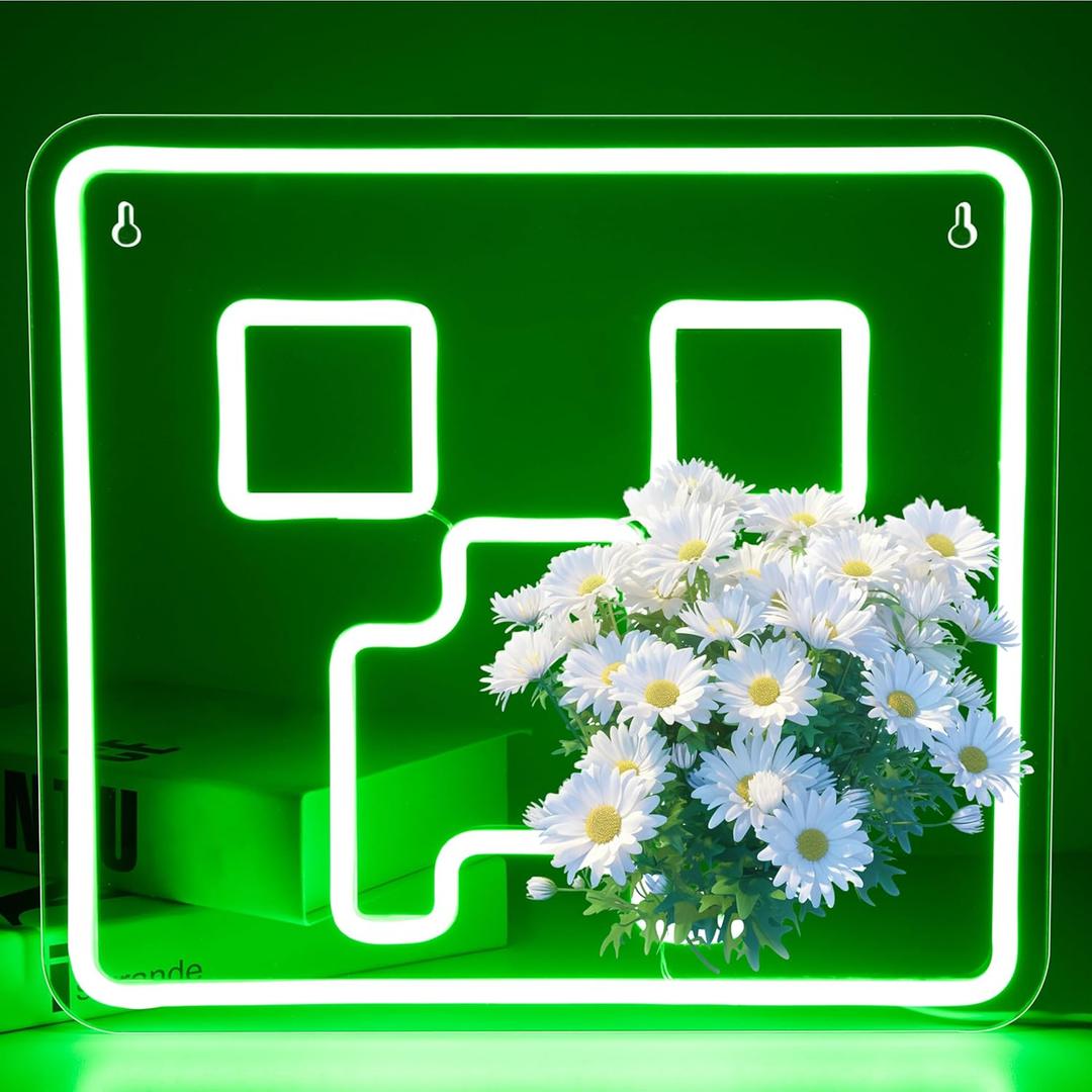 Game Neon Sign for Wall Decor Gaming LED Lights Gaming Signs for Boys Bedroom Neon Signs for Man Cave Gamer Room Decor for Party Birthday Gifts for Gamers Teen Boys Men Size 14.2 * 13.4 in(XD134)