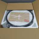 TALOYA 52 Inch Black Ceiling Fans with Lights Led Remote Control Flush Mount Low Profile for Bedroom Living Dining Room Outdoor Farmhouse Patio,Reversible,DC Motor,Diammable,Buzzer ON/Off,5 Blades