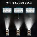 OEDRO 52 Inch LED Light Bar Triple Row 758W Work Light Spot Flood Combo
