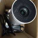 Mini Portable Projector with 4K Support, Bluetooth 5.4 WIFI6, 5watt Sound Base Speaker, 160 ANSI, Android 11, 210 Rotation , Auto Keystone Correction Video Projector HY300 ULTRA