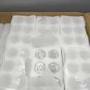 36 Set Glass Hurricane Candle Holders Bulk 12.6" Open Ended Glass Candleholder Tube Shape Bottomless and 2.2" Taper Clear Candlestick Holders for Valentines Wedding Table Centerpiece (Clear)