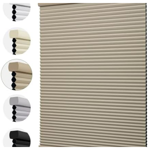 MiLin Cordless Cellular Shades 1.5 Inches Cell Cellular Blinds for Indoor Window Pull Down Honeycomb Blinds Thermal Insulated for Home, Office, Bedroom (Blackout Brown, 34" W x 64" H)