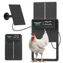 Automatic Chicken Coop Door with Timer & Light Sensor, Solar Chicken Coop Door with Multiple Modes, Automatic Chicken Door with LCD Display