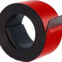 Rubber Tape with Adhesive Backing - 2" Wide x 1/8" Thick x 10' Long, Neoprene Rubber Seal Strips for DIY Warehouse Flooring Gasket Pads Padding Matting Crafts Protection