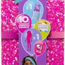 Barbie Party Unboxed Doll & Accessories, Glam Party Series with 10 Surprises Including Color-Change, Purple Sparkle Doll