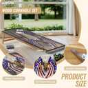 Regulation Size Cornhole Boards Set 2x4 FT with 8 Bean Bags, Portable Cornhole Set with Carrying Case,Corn Hole Games for Adults