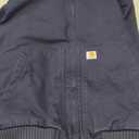 Carhartt Men's Loose Fit Firm Duck ThermalLined Active Jacket (Large, Dark Navy)