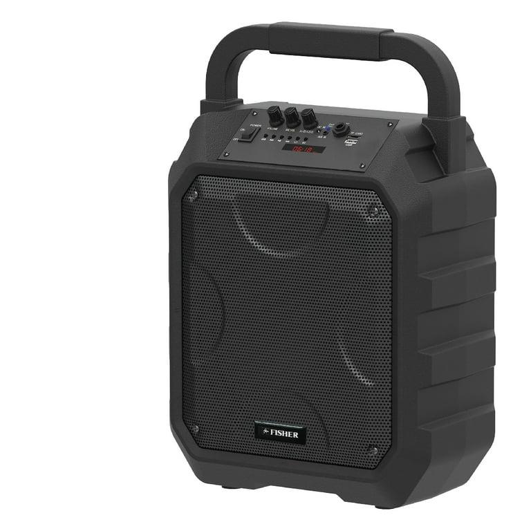 Fisher Portable Bluetooth Speaker, Black, FBX490K 